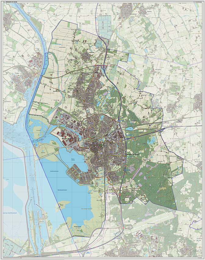 Bergen op Zoom | Kaarten en Atlassen.nl