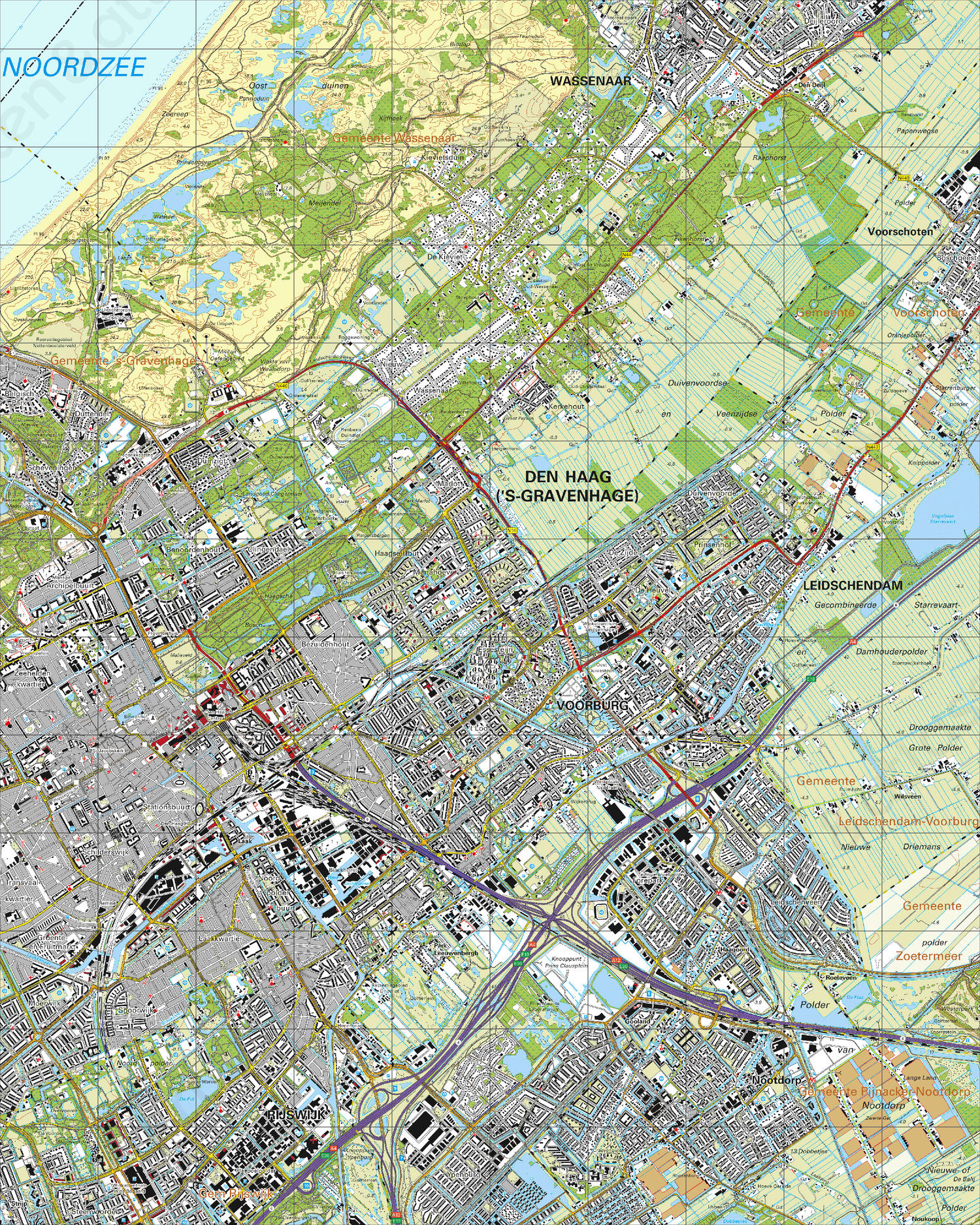 Topografische Kaart 30G 's-Gravenhage Kaarten en Atlassen.nl