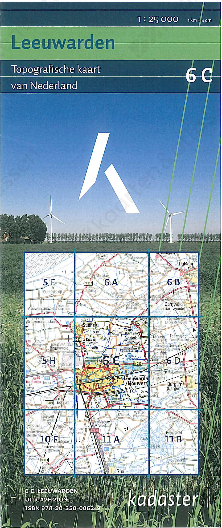 Digitale Topografische Kaart 6C Leeuwarden