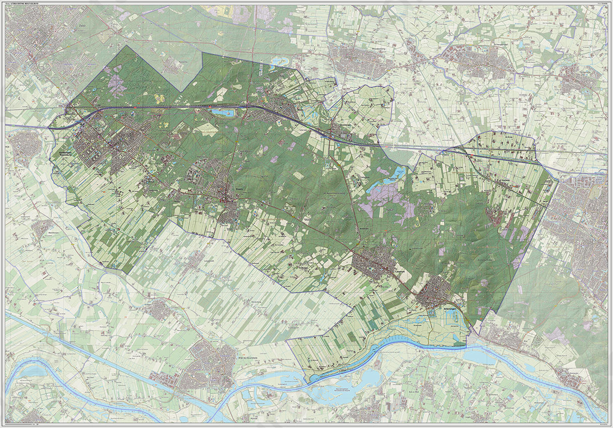 Utrechtse Heuvelrug | Kaarten En Atlassen.nl