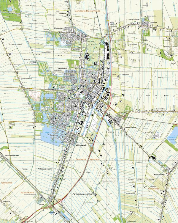 Digitaal - Bestel deze kaart digitaal als JPEG of EPS bestand