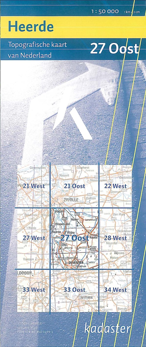 Topografische Kaart 27 Oost Heerde - Afbeelding 2