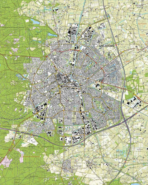 Digitaal - Bestel deze kaart digitaal als JPEG of EPS bestand