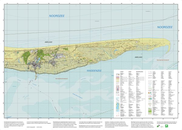 Topografische kaart Ameland - Afbeelding 3