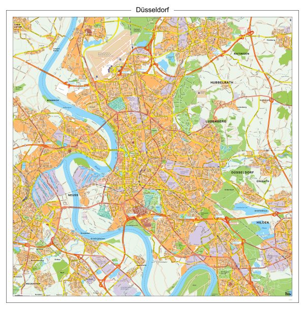 Digitaal - Bestel deze kaart digitaal als JPEG of EPS bestand