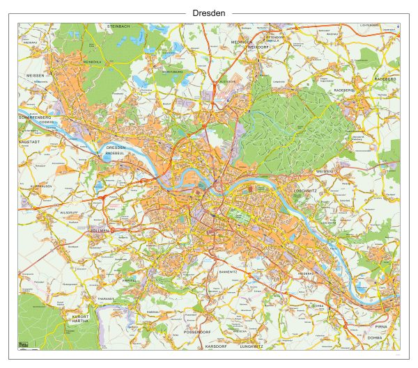 Digitaal - Bestel deze kaart digitaal als JPEG of EPS bestand