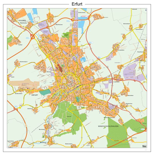 Digitaal - Bestel deze kaart digitaal als JPEG of EPS bestand