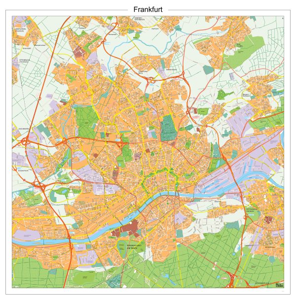 Digitaal - Bestel deze kaart digitaal als JPEG of EPS bestand