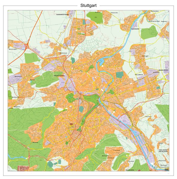 Digitaal - Bestel deze kaart digitaal als JPEG of EPS bestand