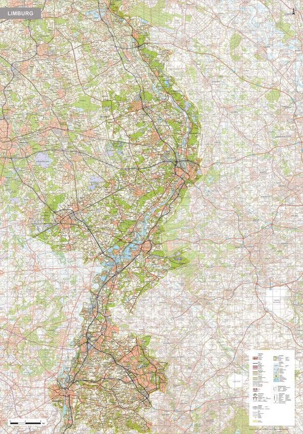 Limburg Provinciekaart