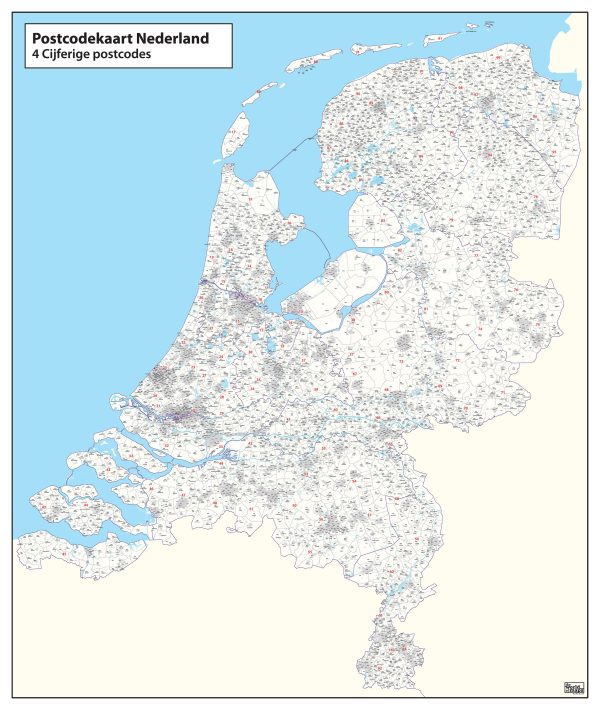 Digitaal - Bestel deze kaart digitaal als JPEG of EPS bestand