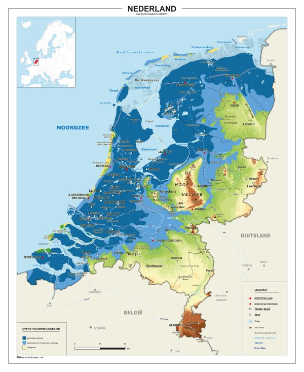 Digitaal - Bestel deze kaart digitaal als JPEG of EPS bestand