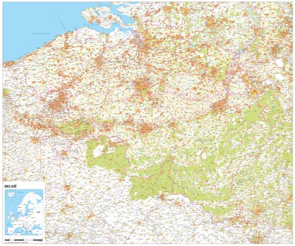 Digitaal - Bestel deze kaart digitaal als JPEG of EPS bestand