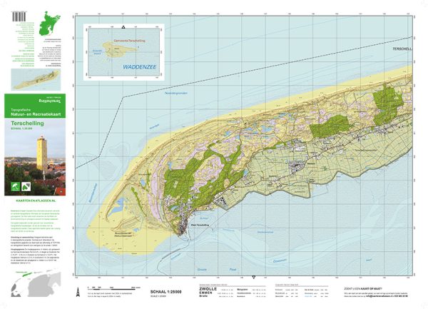 Topografische kaart Terschelling - Afbeelding 2