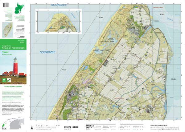 Topografische kaart Texel - Afbeelding 2