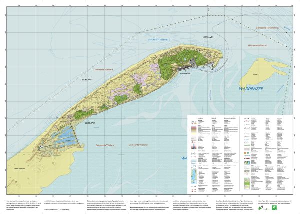 Topografische kaart Vlieland - Afbeelding 3