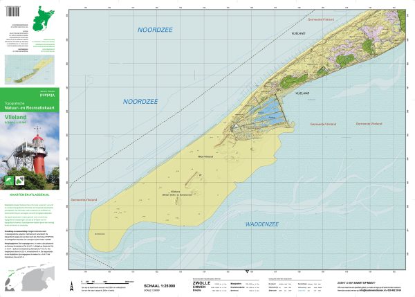 Topografische kaart Vlieland - Afbeelding 2