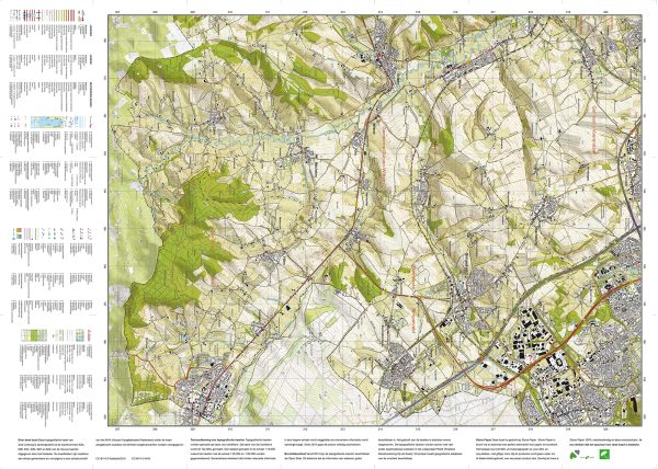 Topografische kaart Zuid Limburg - Het Geuldal - Afbeelding 3