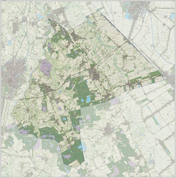 Digitaal - Bestel deze kaart digitaal als JPEG of EPS bestand