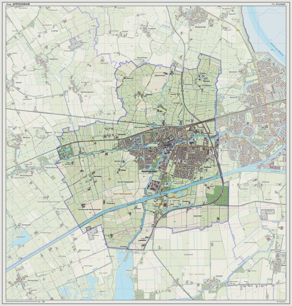 Digitaal - Bestel deze kaart digitaal als JPEG of EPS bestand