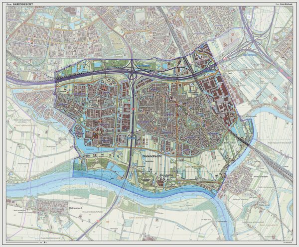 Digitaal - Bestel deze kaart digitaal als JPEG of EPS bestand