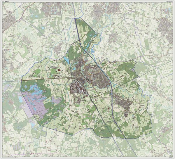 Digitaal - Bestel deze kaart digitaal als JPEG of EPS bestand