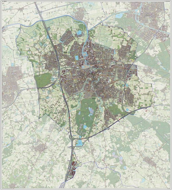 Digitaal - Bestel deze kaart digitaal als JPEG of EPS bestand