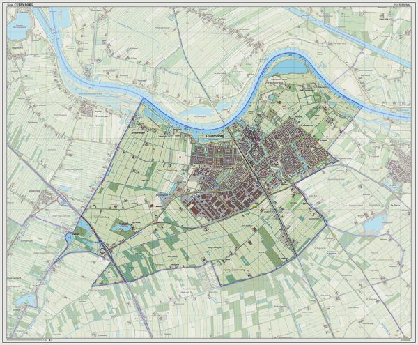 Digitaal - Bestel deze kaart digitaal als JPEG of EPS bestand