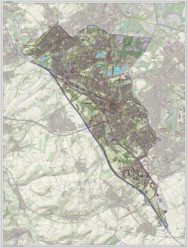 Digitaal - Bestel deze kaart digitaal als JPEG of EPS bestand