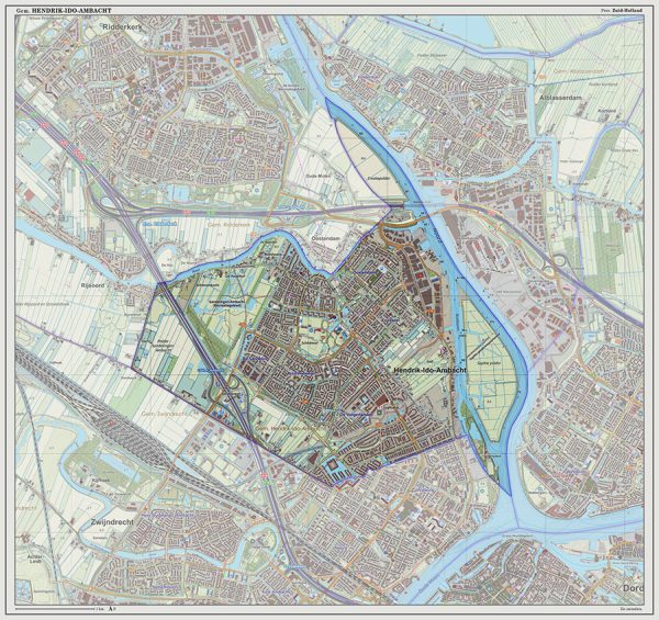 Digitaal - Bestel deze kaart digitaal als JPEG of EPS bestand