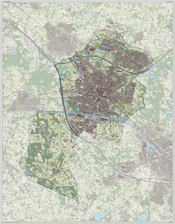 Digitaal - Bestel deze kaart digitaal als JPEG of EPS bestand