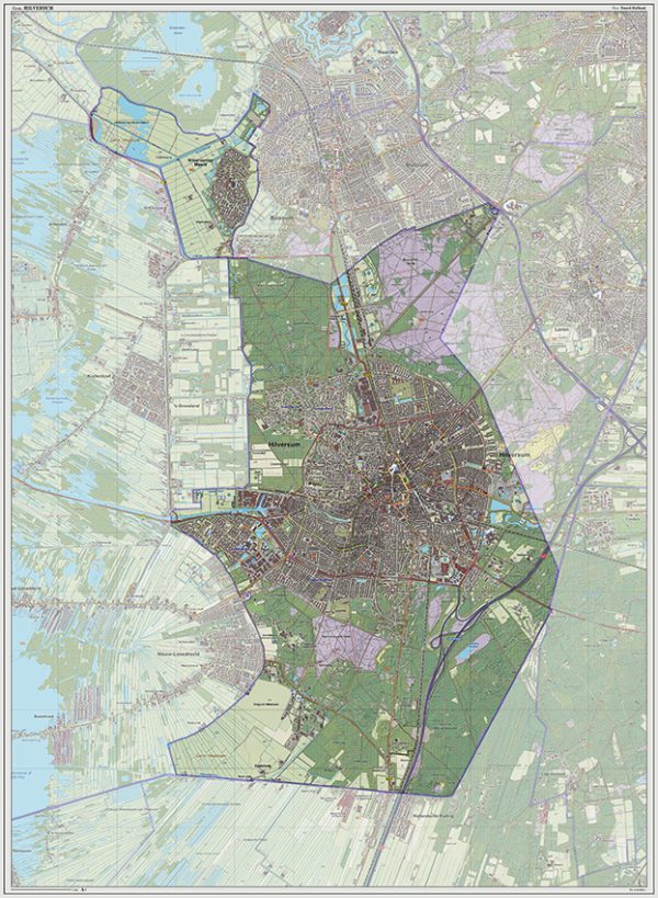 Digitaal - Bestel deze kaart digitaal als JPEG of EPS bestand