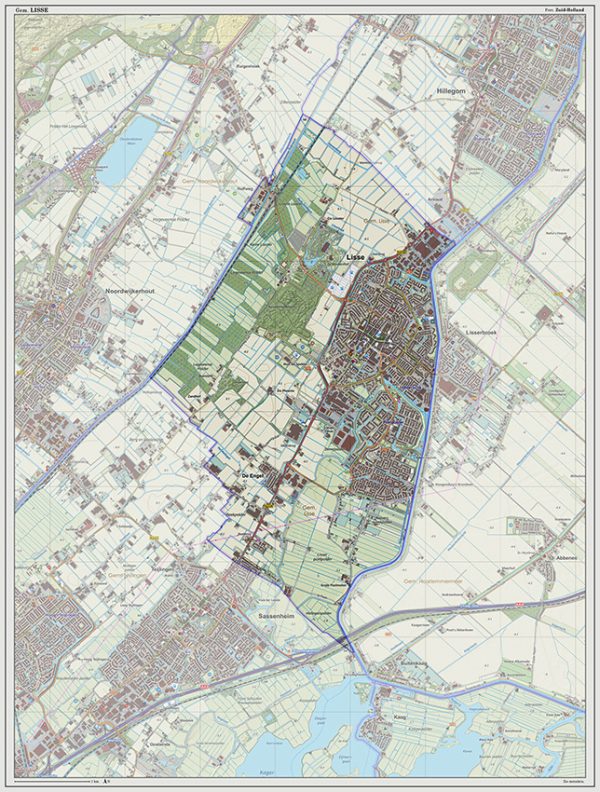 Digitaal - Bestel deze kaart digitaal als JPEG of EPS bestand