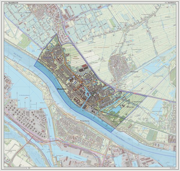 Digitaal - Bestel deze kaart digitaal als JPEG of EPS bestand