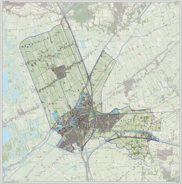 Digitaal - Bestel deze kaart digitaal als JPEG of EPS bestand