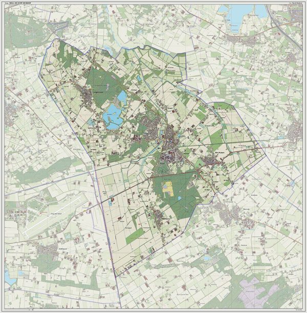 Digitaal - Bestel deze kaart digitaal als JPEG of EPS bestand