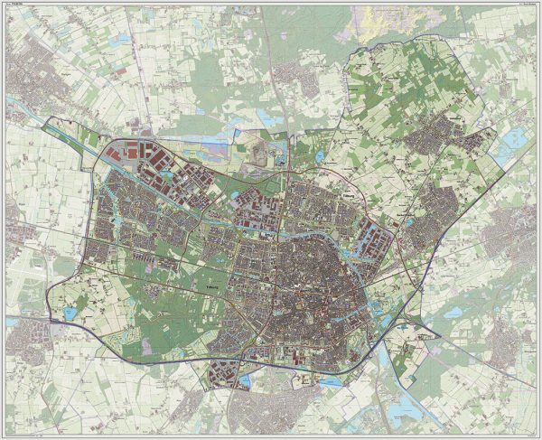 Digitaal - Bestel deze kaart digitaal als JPEG of EPS bestand