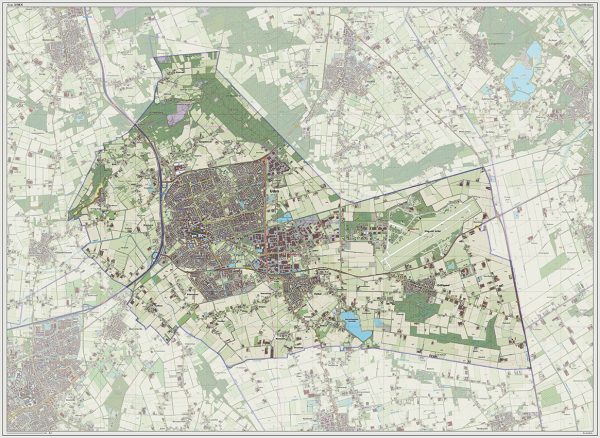 Digitaal - Bestel deze kaart digitaal als JPEG of EPS bestand