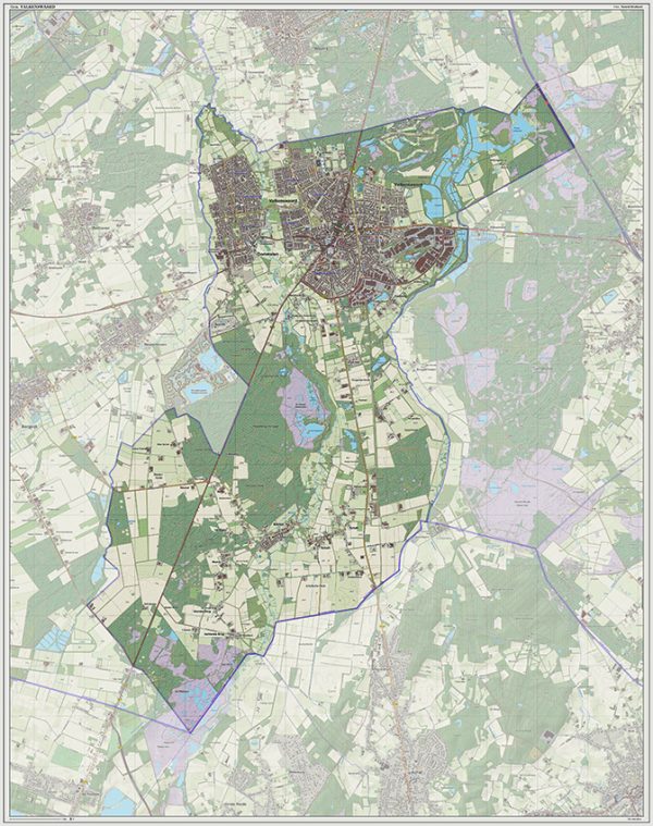 Digitaal - Bestel deze kaart digitaal als JPEG of EPS bestand