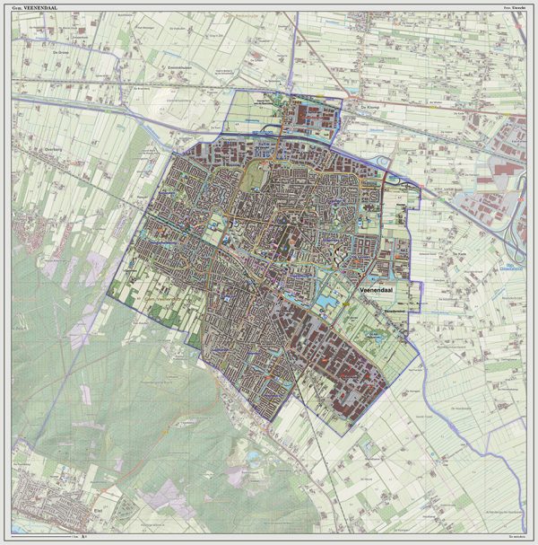 Digitaal - Bestel deze kaart digitaal als JPEG of EPS bestand