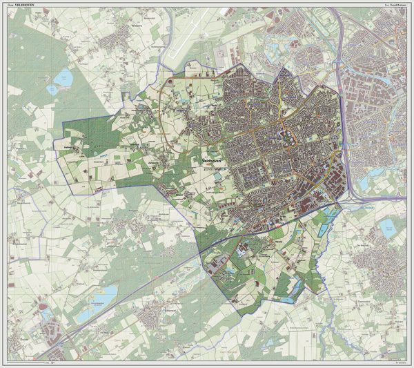 Digitaal - Bestel deze kaart digitaal als JPEG of EPS bestand