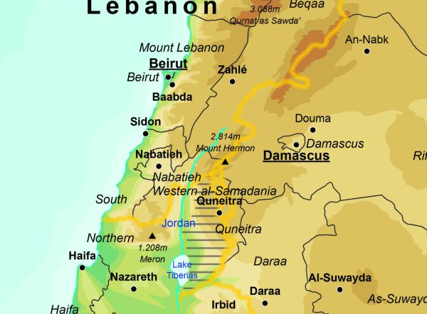 Israël en Omliggende Landen Natuurkundig 1815 - Afbeelding 4