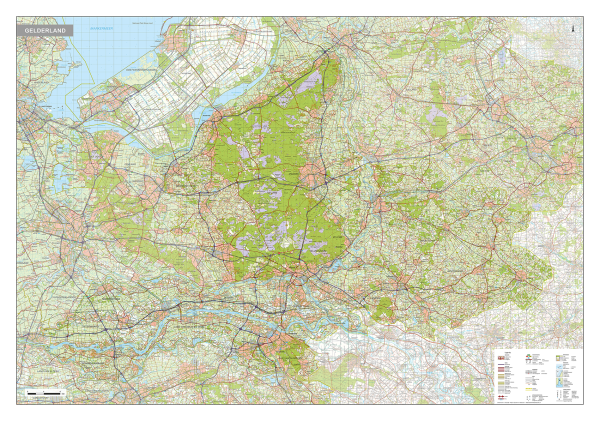 Gelderland provinciekaart